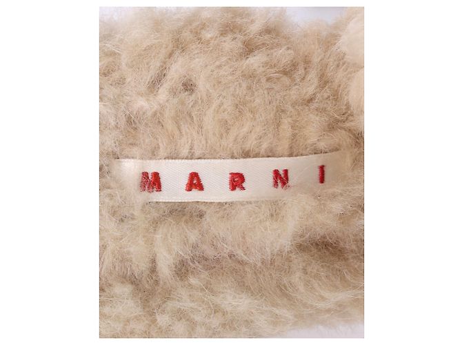 Marni Décolleté Slingback in Shearling Multicolor - vista 9