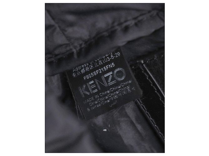 Kenzo Go Upperrs Mini-Rucksack aus schwarzem Nylon - Ansicht 14