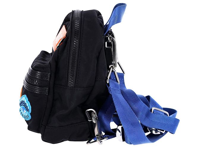 Kenzo Go Upperrs Mini-Rucksack aus schwarzem Nylon - Ansicht 3