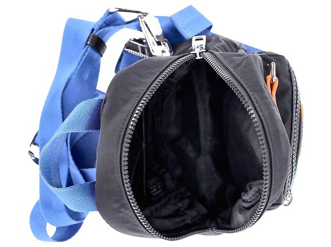 Kenzo Go Upperrs Mini-Rucksack aus schwarzem Nylon - Ansicht 6