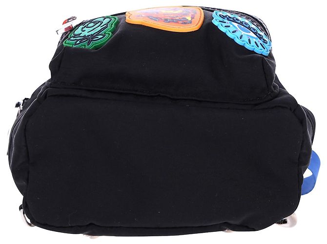 Kenzo Go Upperrs Mini-Rucksack aus schwarzem Nylon - Ansicht 7
