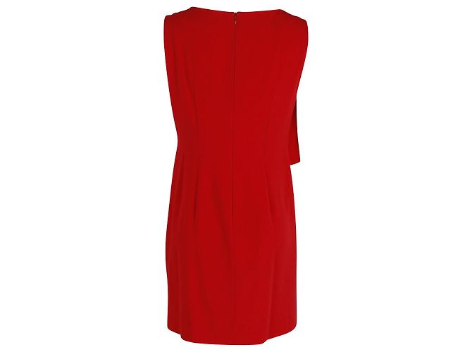 Moschino Cheap And Chic Rüschenkleid aus rotem Polyethylen - Ansicht 3