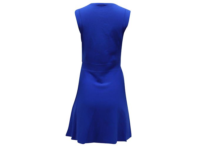 Minivestido sin mangas Theory de lana azul - vista 3