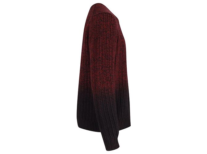 Burberry Grobstrickpullover aus mehrfarbiger Wolle - Ansicht 2
