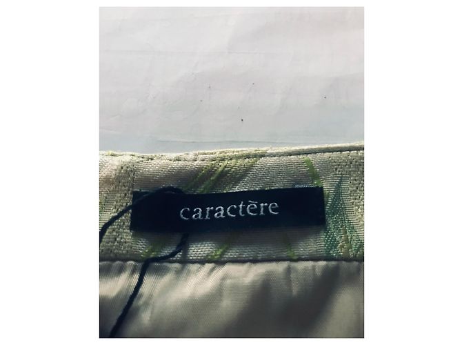 Autre Marque Charaktervolles Blumenkleid Hellgrün - Ansicht 6