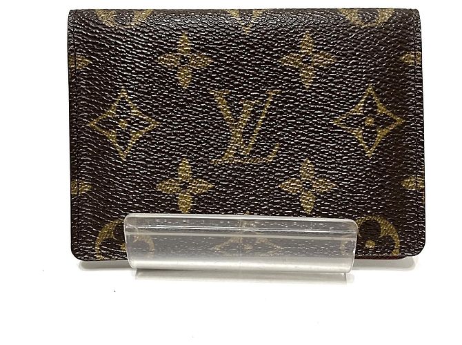 Louis Vuitton Porte carta pince Castaño - vista 2