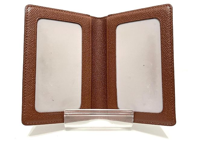 Louis Vuitton Porte carta pince Castaño - vista 3
