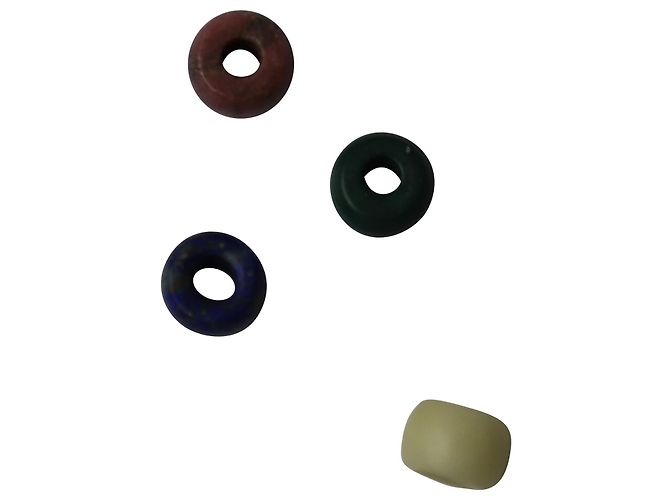 Bracciale Carolina Bucci Forte Arcobaleno in Perle di Pietra Multicolore - vista 10