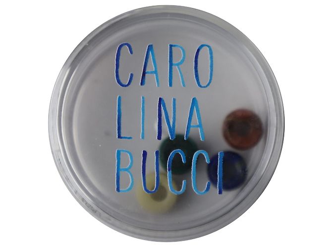 Bracciale Carolina Bucci Forte Arcobaleno in Perle di Pietra Multicolore - vista 11