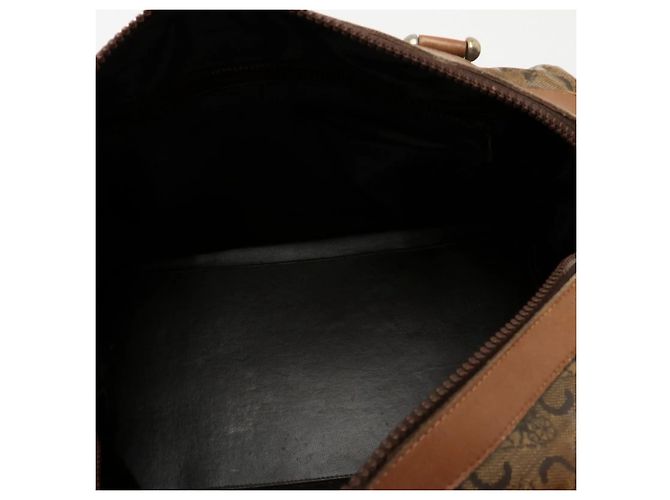 Big Bag Céline Celine Macadam Blason Carriage Vintage Boston Handtasche Braun - Ansicht 4
