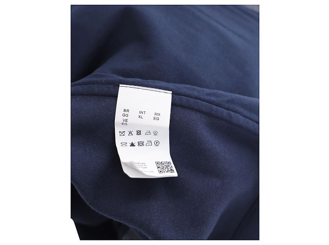 Blazer sartoriale slim fit Hugo Boss in cotone blu - vista 4