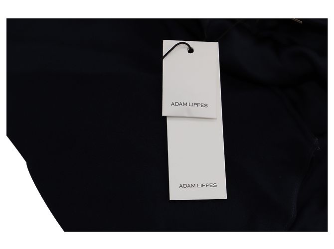 Abito mantella Adam Lippes in viscosa blu navy - vista 6