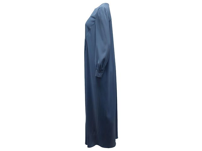 Marc by Marc Jacobs VESTIDO MAXIMO MANGA LARGA CO Azul - vista 2
