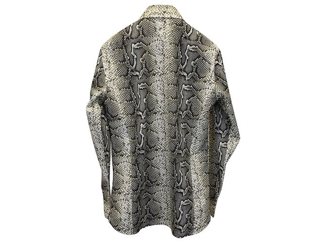Slim-Fit-Hemd mit Schlangenmuster von Tom Ford aus Baumwolle mit Animal-Print - Ansicht 2