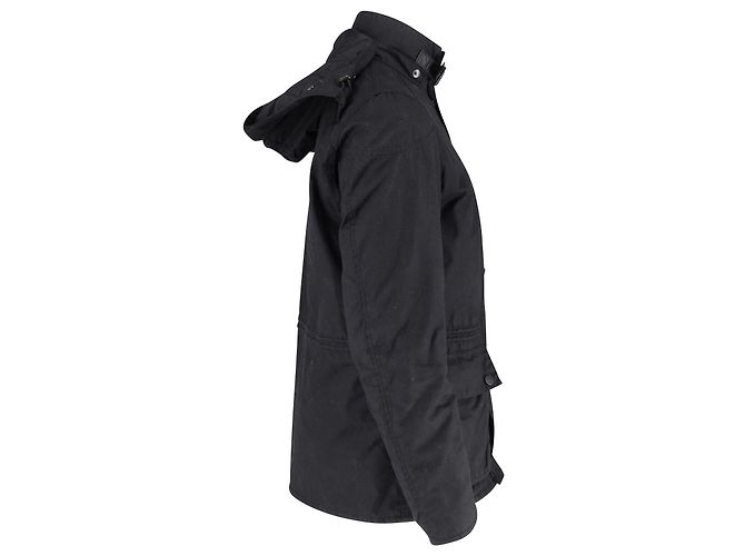 Barbour Cumbrae Casual Jacket in Black Cotton - view 2