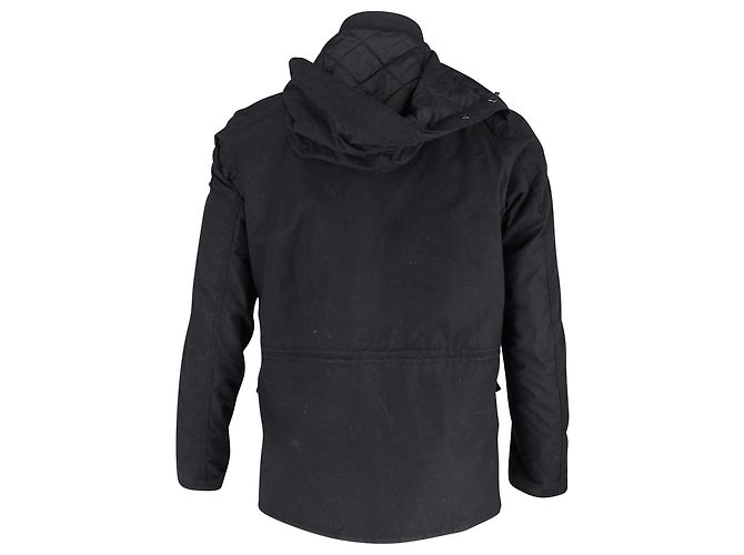 Barbour Cumbrae Casual Jacket in Black Cotton - view 3