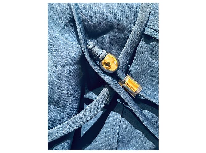Diane Von Furstenberg Vestido DvF Apona de seda en azul real - vista 7