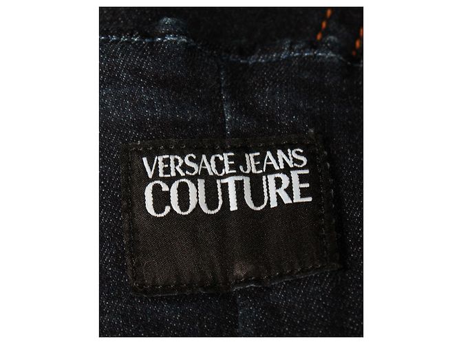 Versace Jeans Couture Midirock aus blauer Baumwolle - Ansicht 5