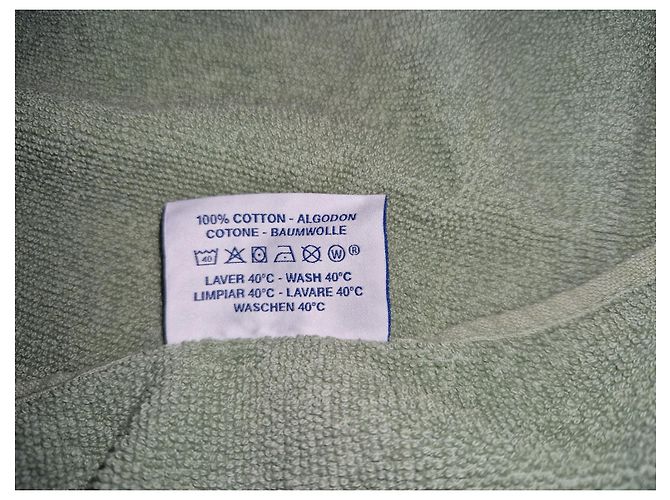 Telo mare Yachting Hermès Cotone verde - vista 3