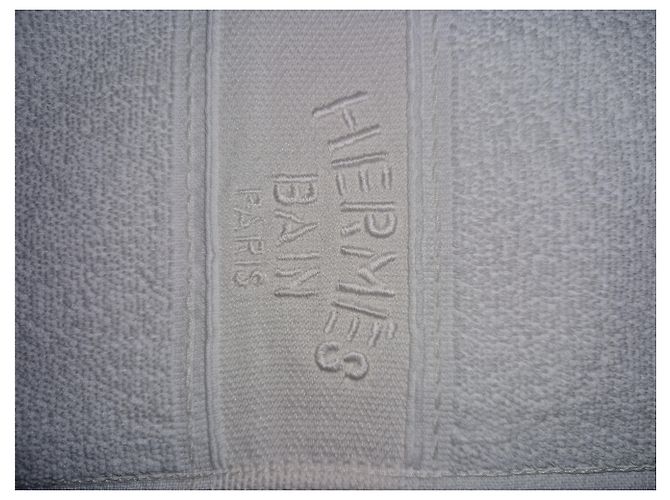Toalla de playa gigante Hermès Yachting Blanco - vista 4