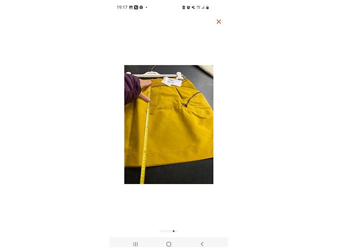 Chloé Rock Set Senfgelb Polyester 42 - Ansicht 2