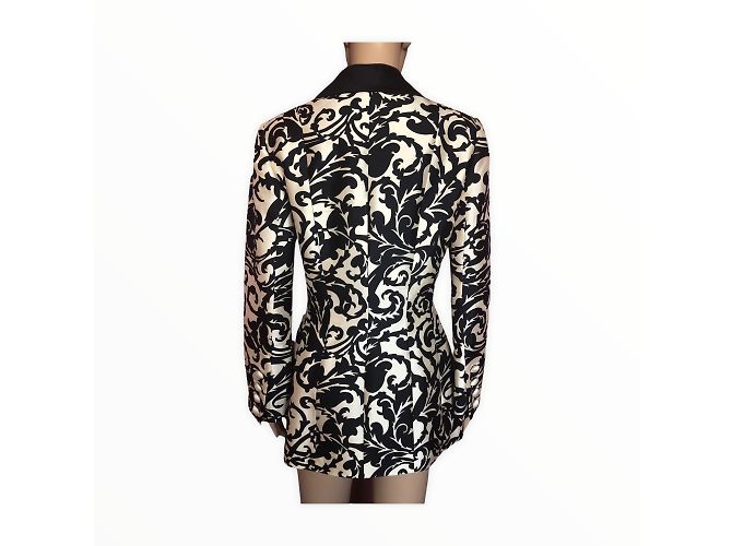 JACQUES FATH Jacken T.fr 38 Silk Schwarz - Ansicht 2