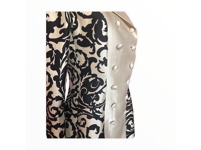 JACQUES FATH Jacken T.fr 38 Silk Schwarz - Ansicht 5
