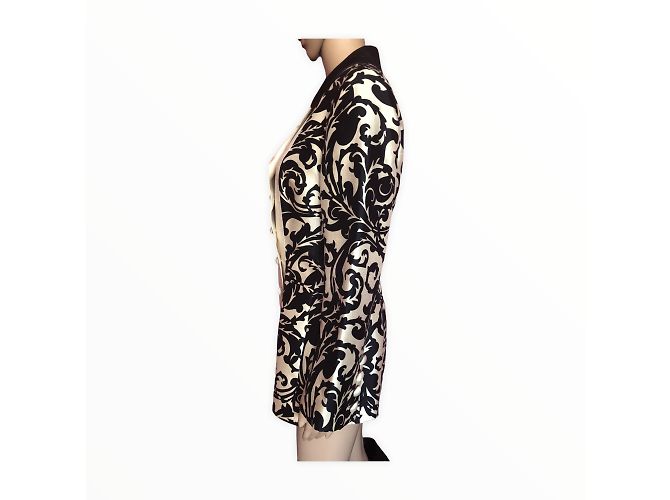 JACQUES FATH Jacken T.fr 38 Silk Schwarz - Ansicht 8