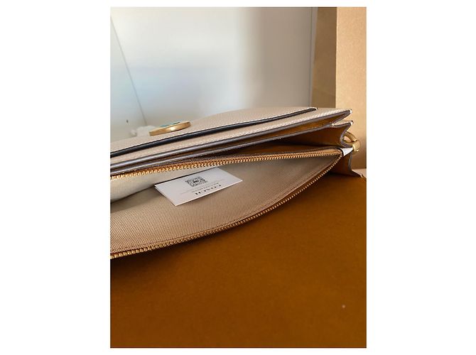 Borsa a tracolla Coach Tabby 26 in pelle crema - vista 7