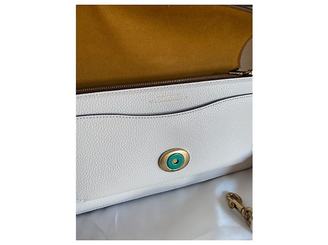 Borsa a tracolla Coach Tabby 26 in pelle crema - vista 9