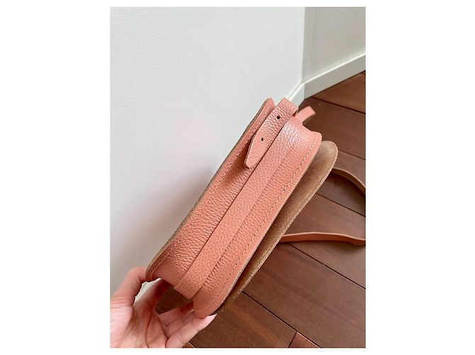 Autre Marque Cambridge Satchel Company Borsa Saddle GM Siena Terracotta Pelle - vista 5