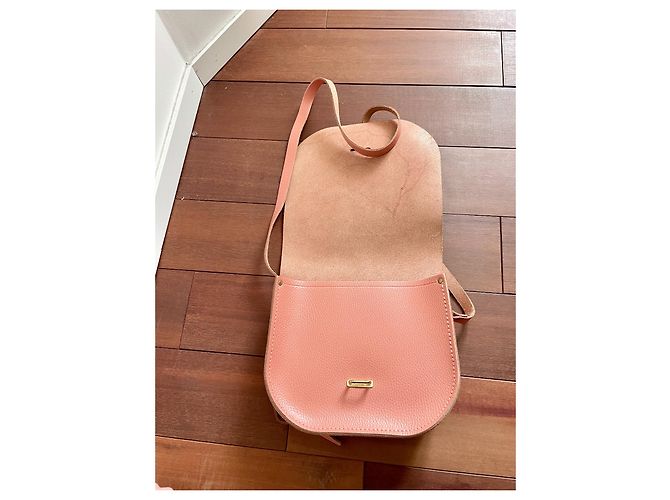Autre Marque Cambridge Satchel Company Borsa Saddle GM Siena Terracotta Pelle - vista 6