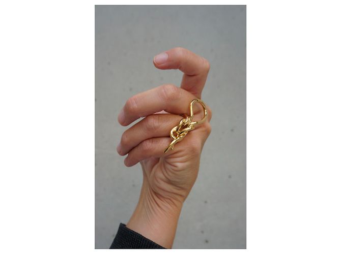 Autre Marque ArtdeNouer SCALE VI Ring vergoldet Größe 50 Golden Gold hardware - Ansicht 7