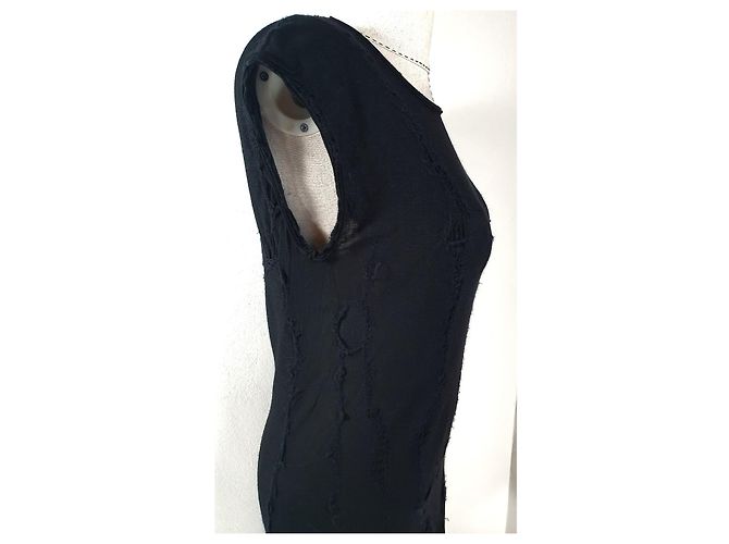 Autre Marque Abito nero Ivan Grundahl in lana e viscosa - vista 5