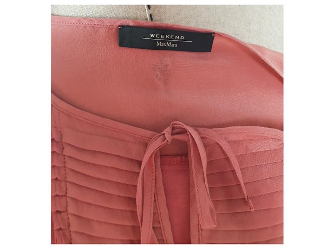 Camicetta di seta rosa Weekend Max Mara Taglia M - vista 4