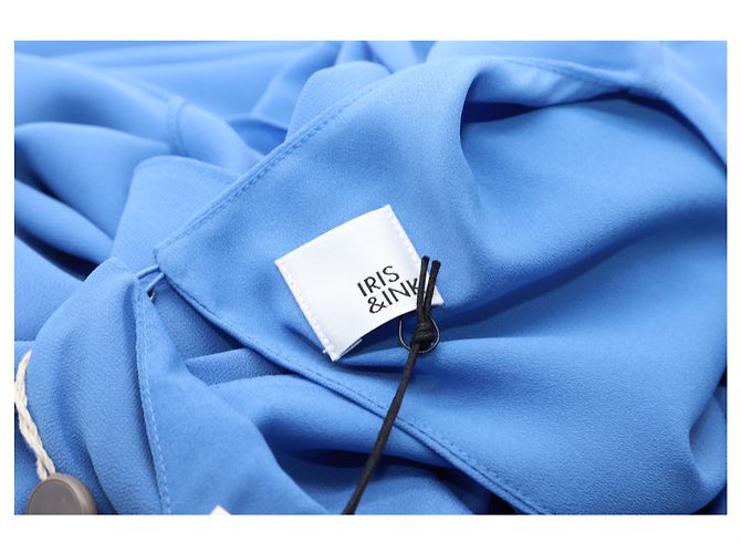 Robe Asymétrique Iris & Ink en Polyester Bleu - vue 3