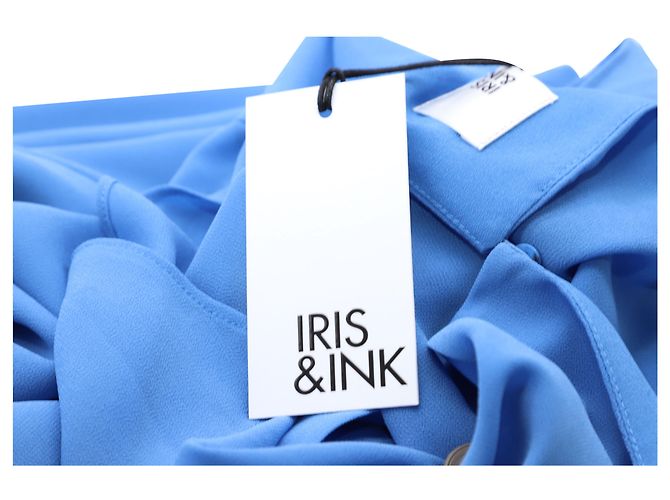 Robe Asymétrique Iris & Ink en Polyester Bleu - vue 4