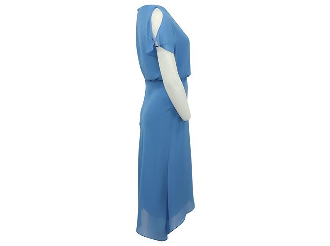 Robe Asymétrique Iris & Ink en Polyester Bleu - vue 6