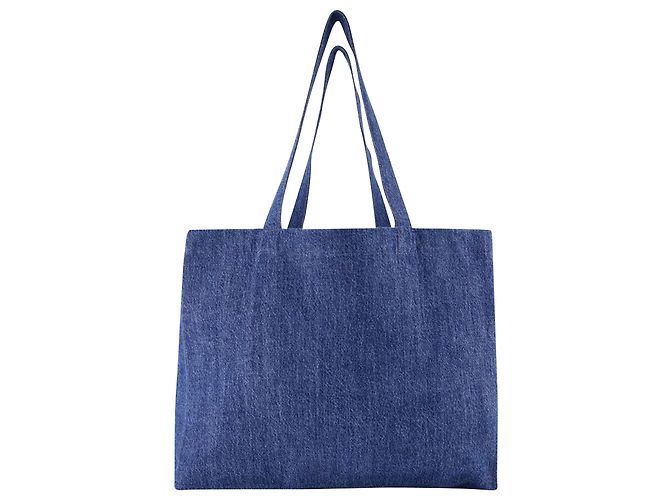 Apc Diane Einkaufstasche - A.P.C – Baumwolle – Blau - Ansicht 3