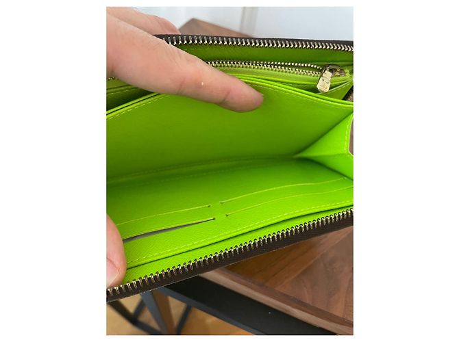 Louis Vuitton Cartera LV Zippy Graffiti stephen sprouse Verde - vista 10