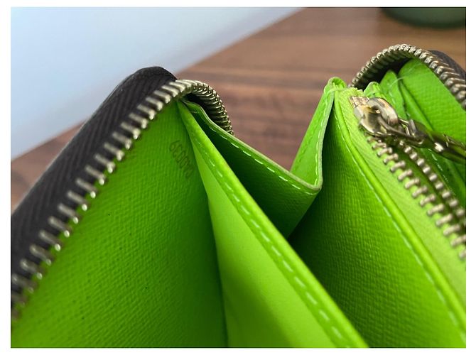 Louis Vuitton Cartera LV Zippy Graffiti stephen sprouse Verde - vista 8