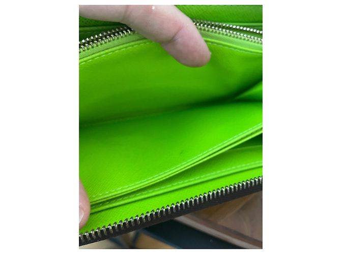 Louis Vuitton Cartera LV Zippy Graffiti stephen sprouse Verde - vista 9