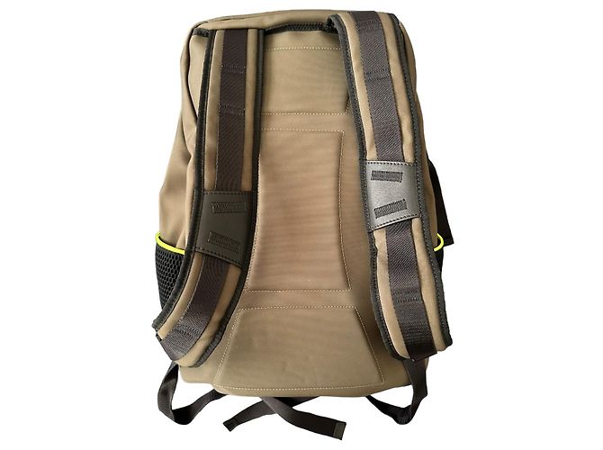 Zaino Moncler Gilles in nylon taupe - vista 2