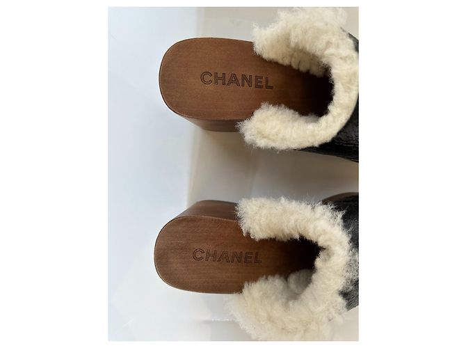 Chanel zuecos Negro - vista 11