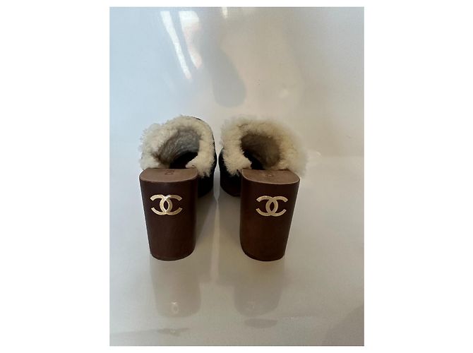 Chanel zuecos Negro - vista 2
