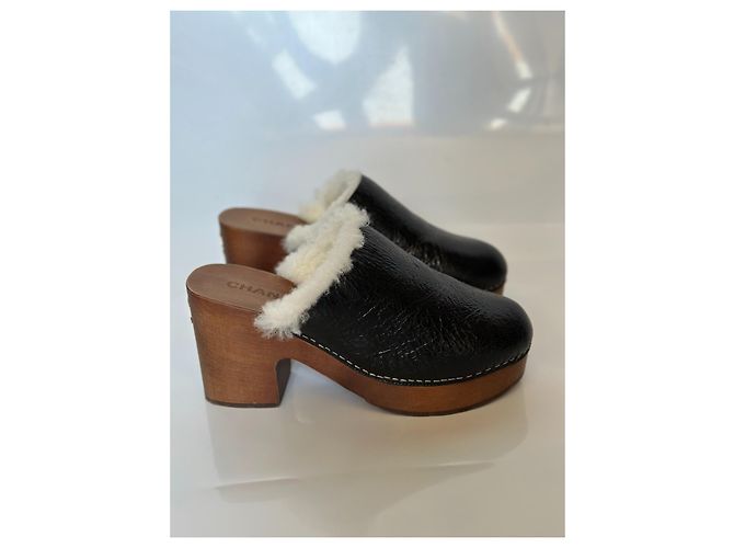 Chanel zuecos Negro - vista 4