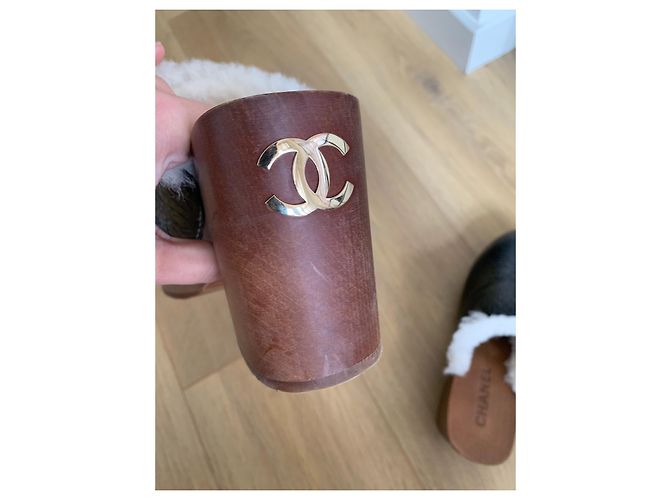 Chanel zuecos Negro - vista 6