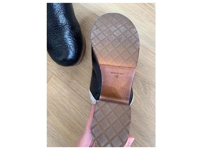 Chanel zuecos Negro - vista 7