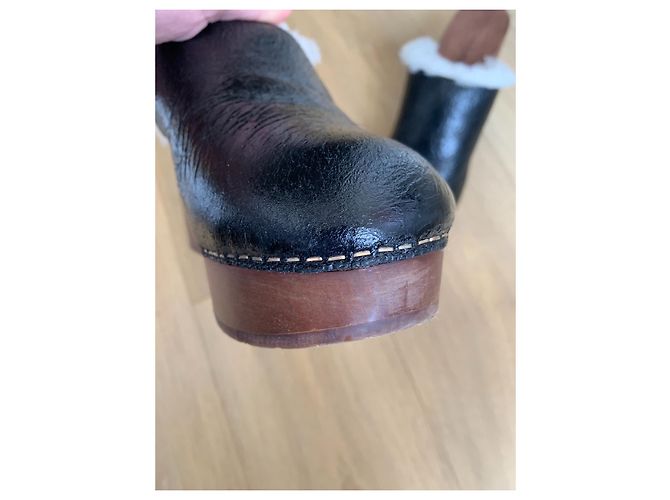 Chanel zuecos Negro - vista 8