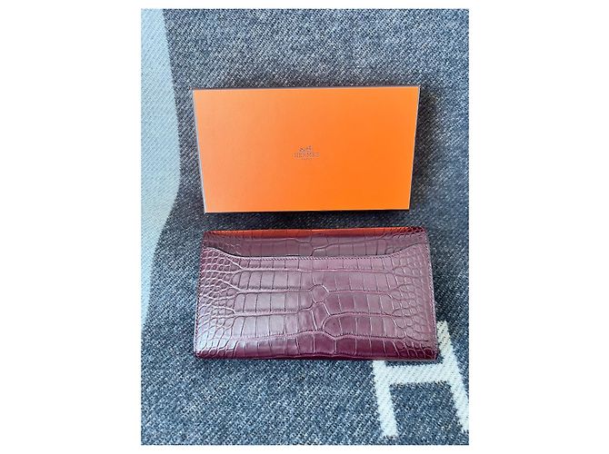 Constance Hermès Clutch-Taschen Bordeaux - Ansicht 3